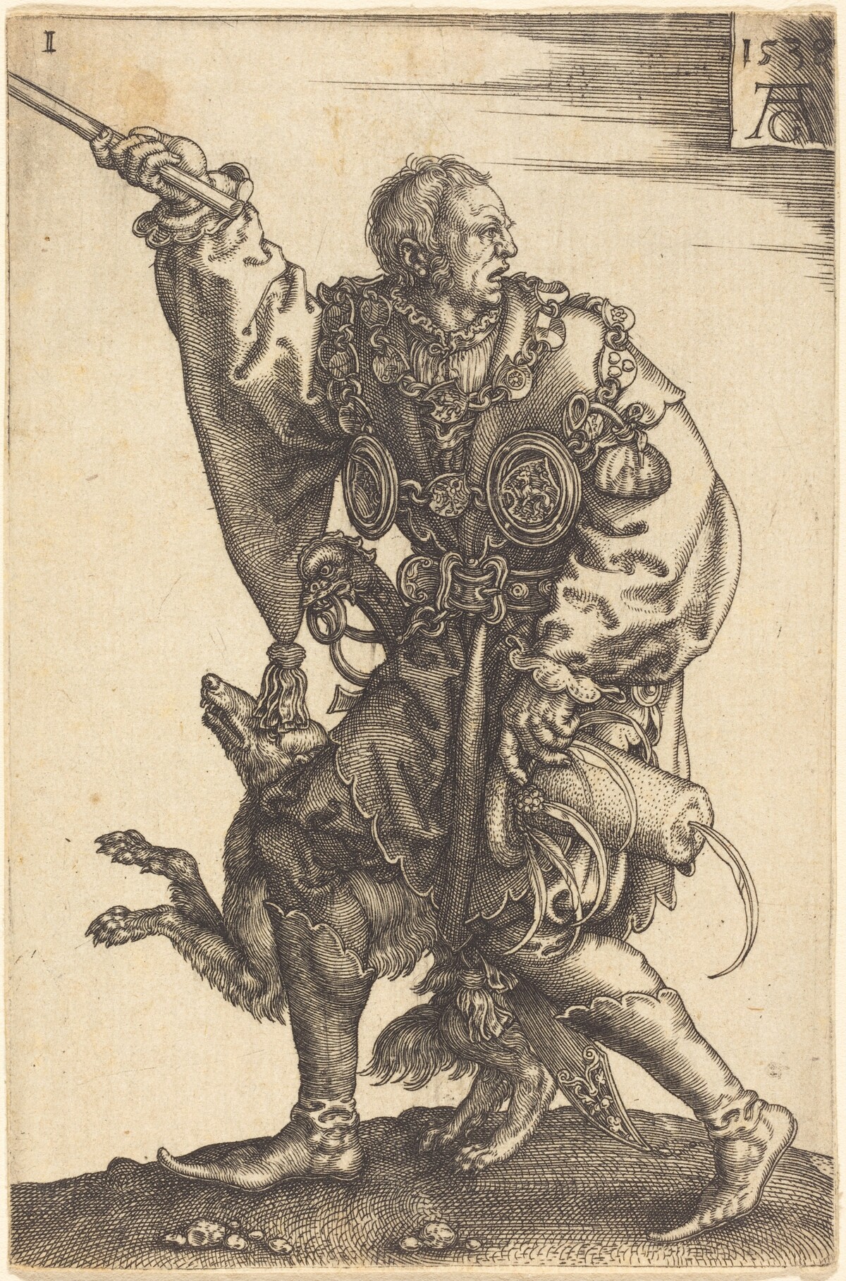Large Wedding Dancers by Heinrich Aldegrever
