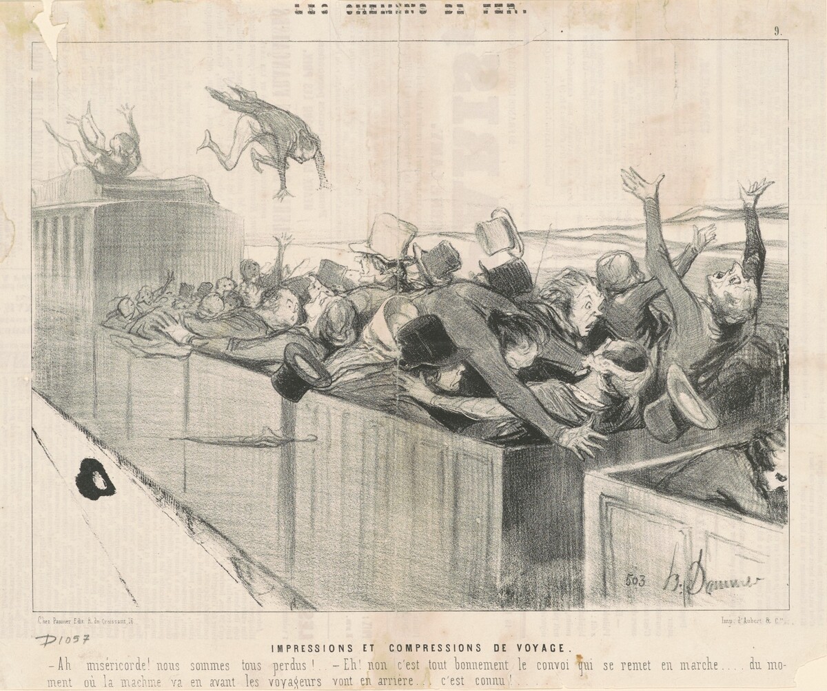 Impressions et compressions de voyage by Honoré Daumier