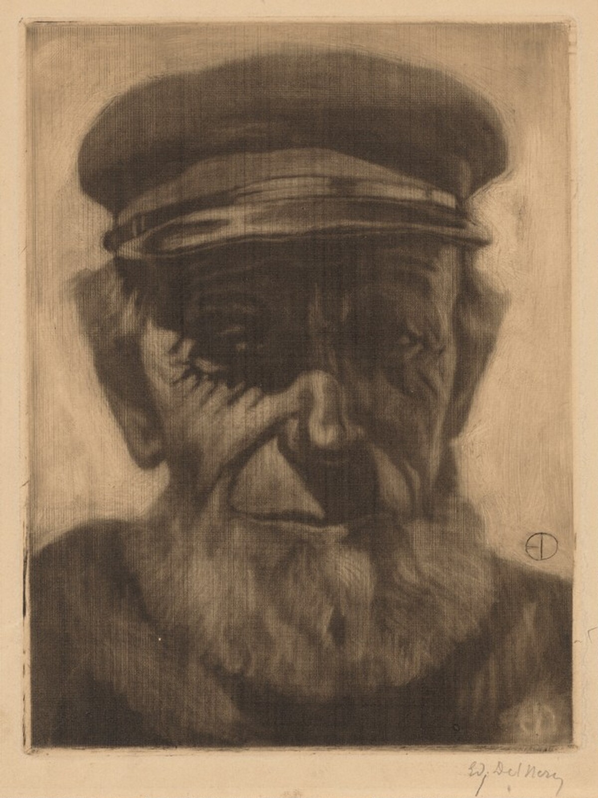 Pescatore di Grado [A Fisherman of Grado] by Edoardo Del Neri