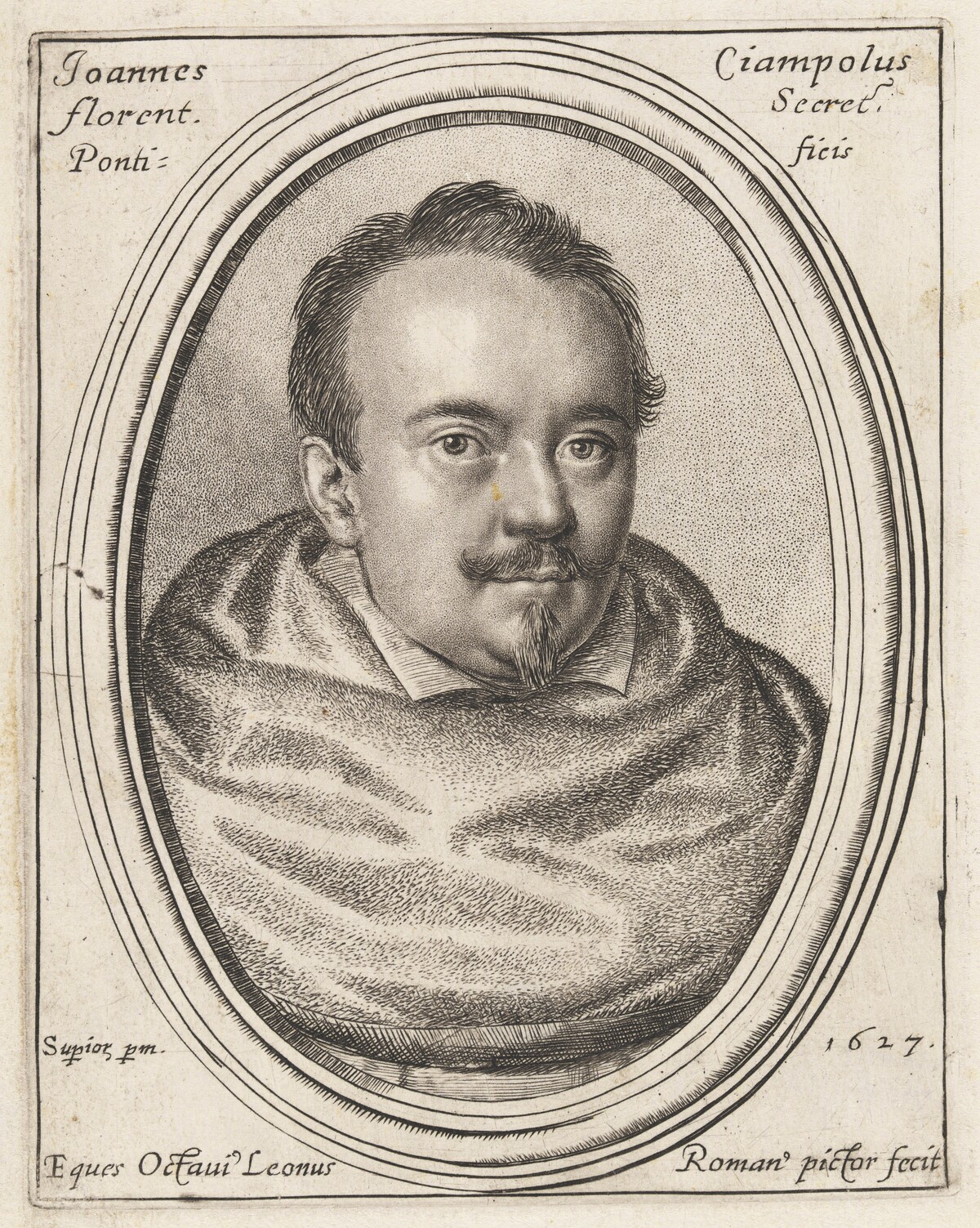 Giovanni Ciampoli, Papal Secretary by Ottavio Leoni