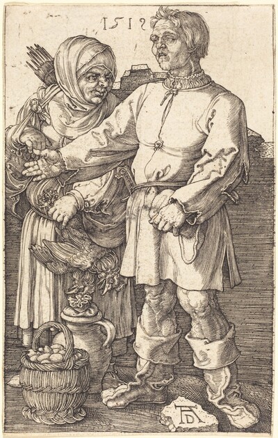 Peasant Couple at Market