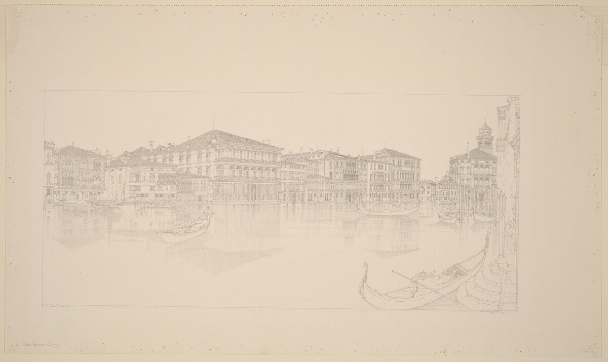 The Grand Canal by John Taylor Arms