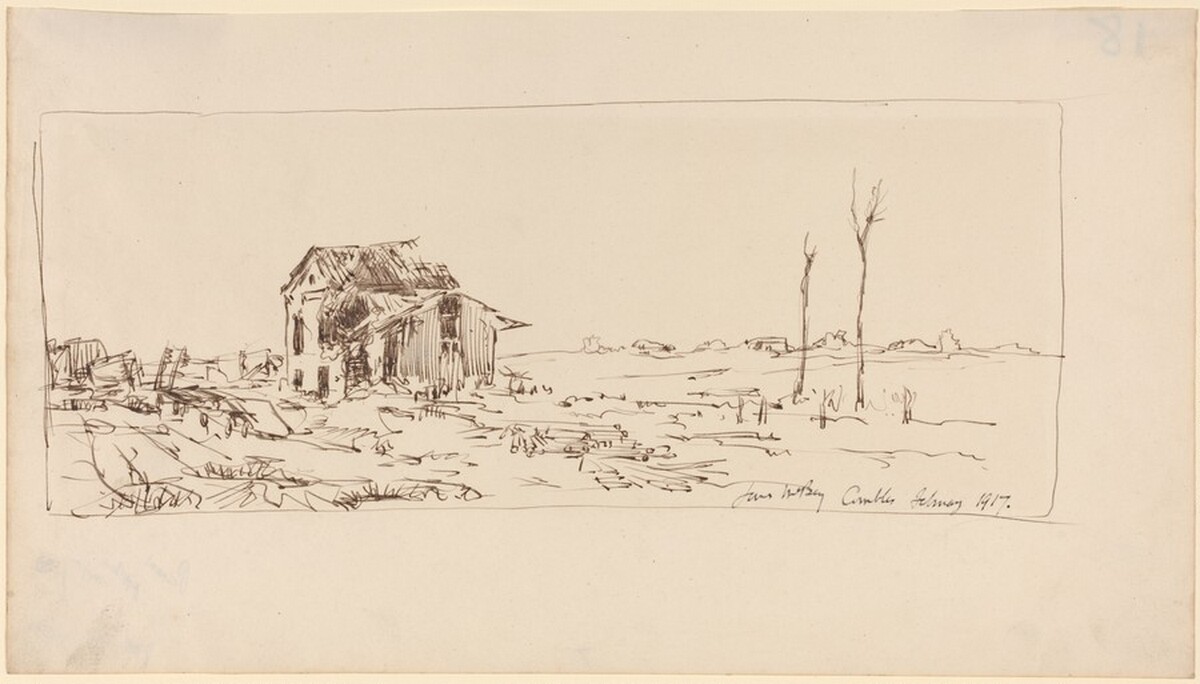 Combles by James McBey