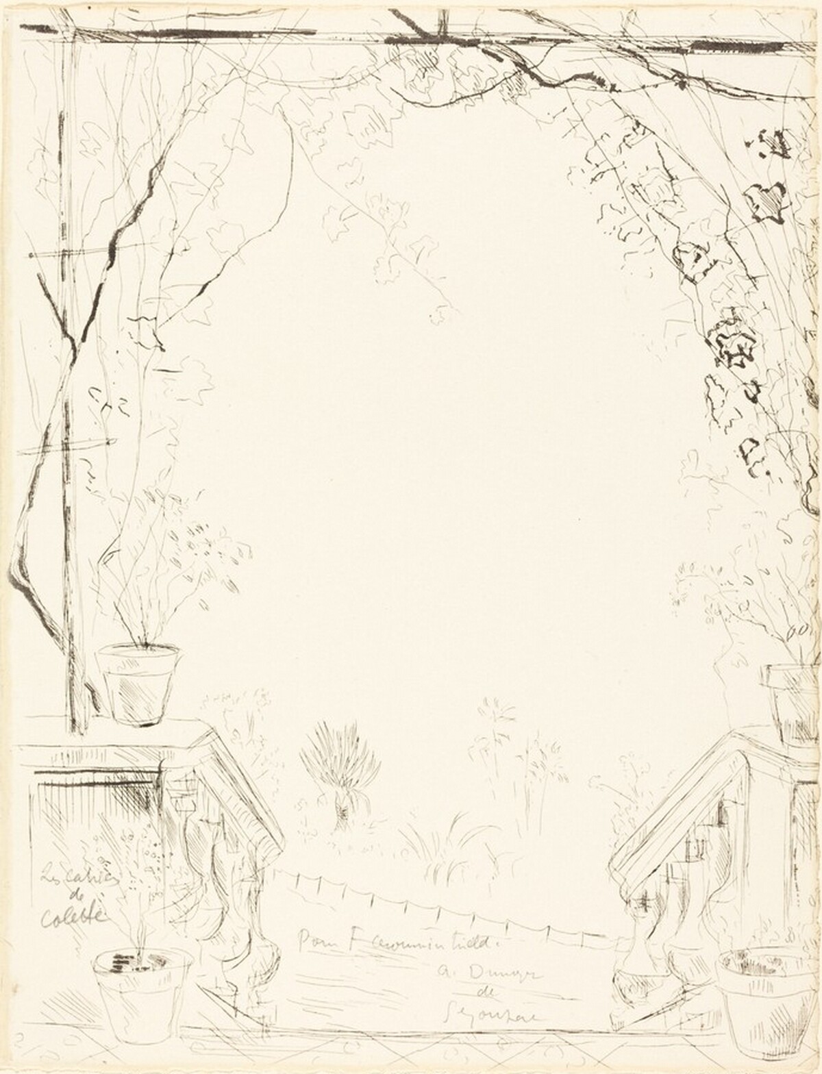 La terrasse (The Terrace) by André Dunoyer de Segonzac