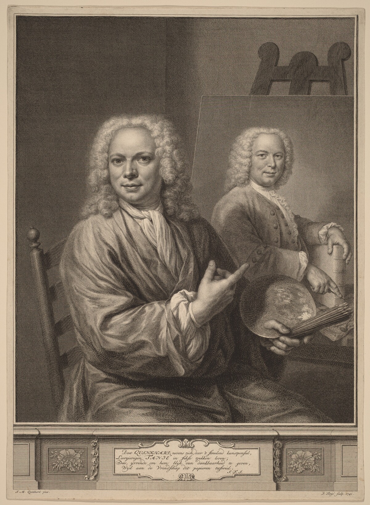 Jan Maurits Quinkhard by Pieter Tanje after Jan Maurits Quinkhard