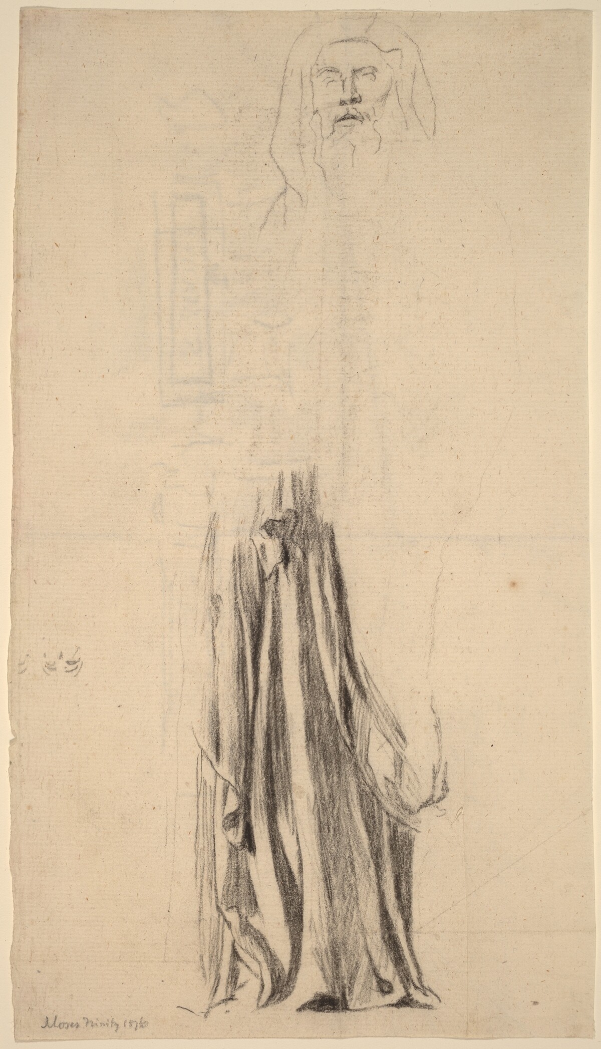 Study for Moses - Trinity Church, Boston by John La Farge
