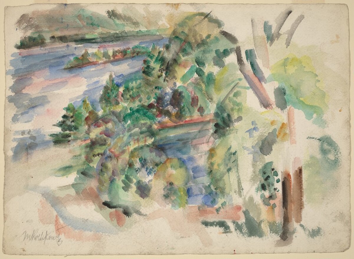 View of a Waterfront by Mark Rothko