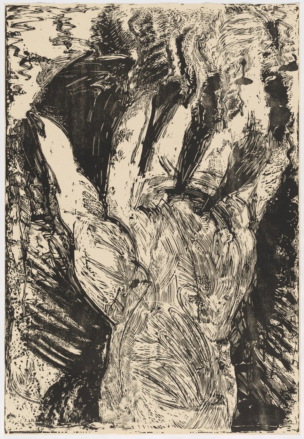 The Three Sydney Close Woodcuts by Jim Dine