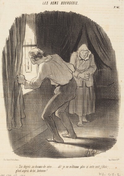Six degrés au-dessous de zéro...