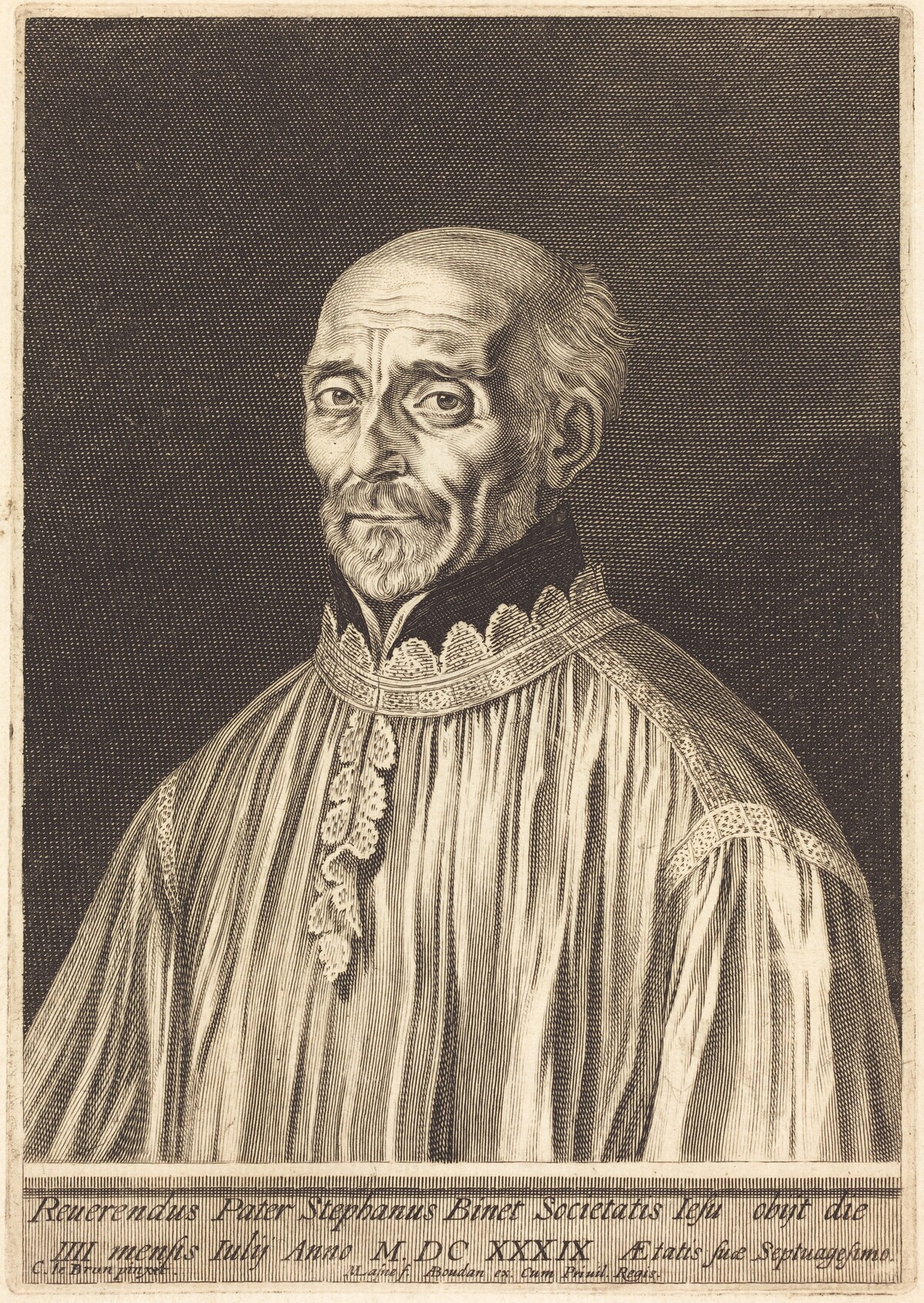Etienne Binet by Michel Lasne after Charles Le Brun