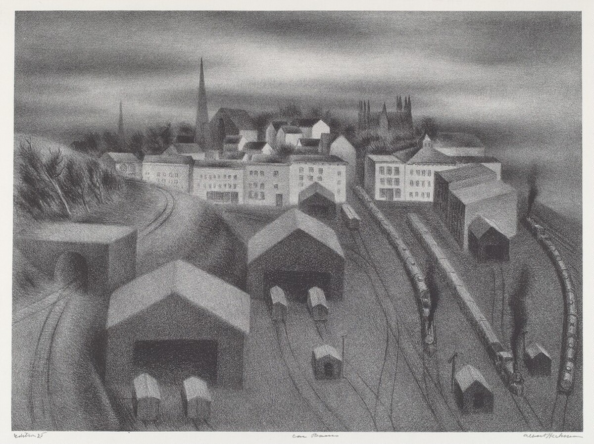 Car Barns by Albert William Heckman
