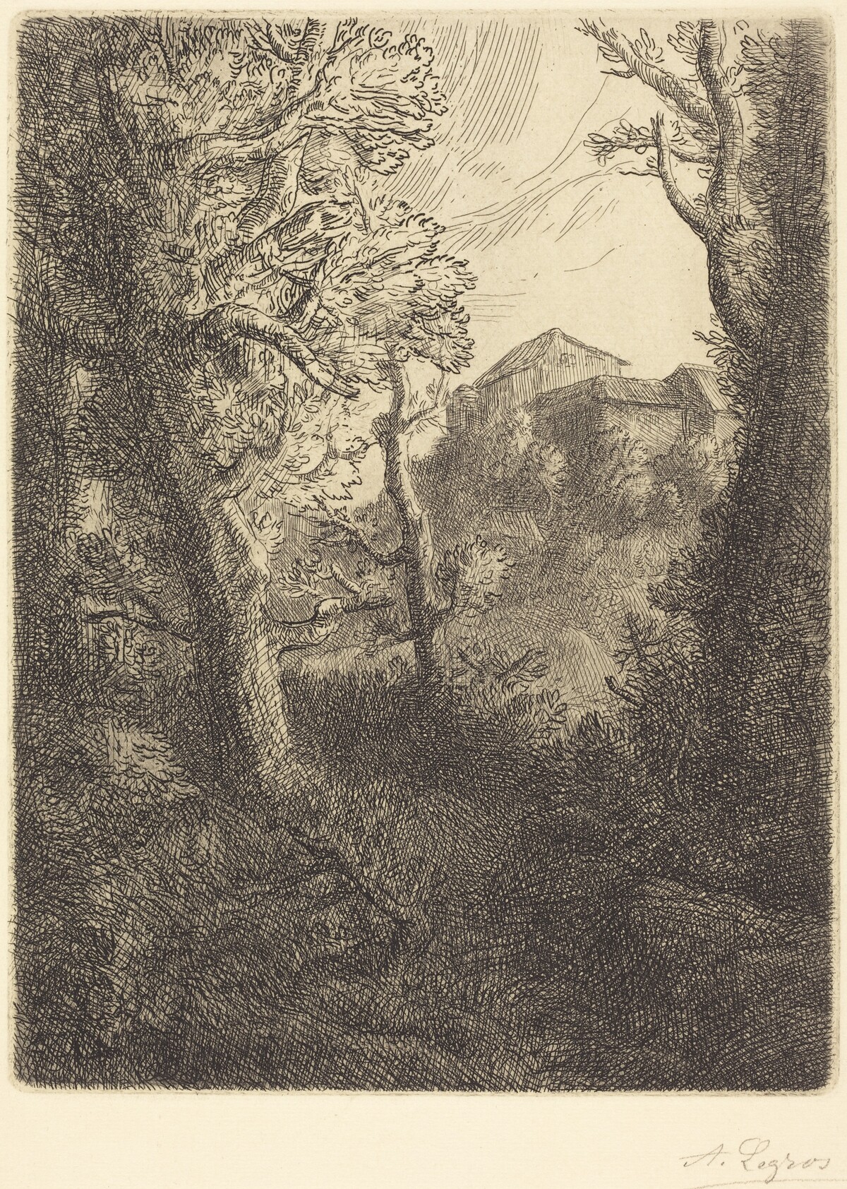 Landscape (Paysage) by Alphonse Legros