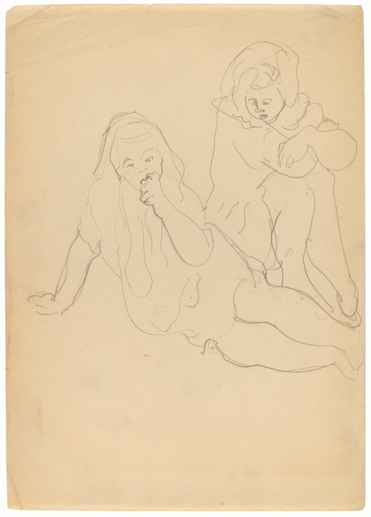 Two Seated Women by Mark Rothko