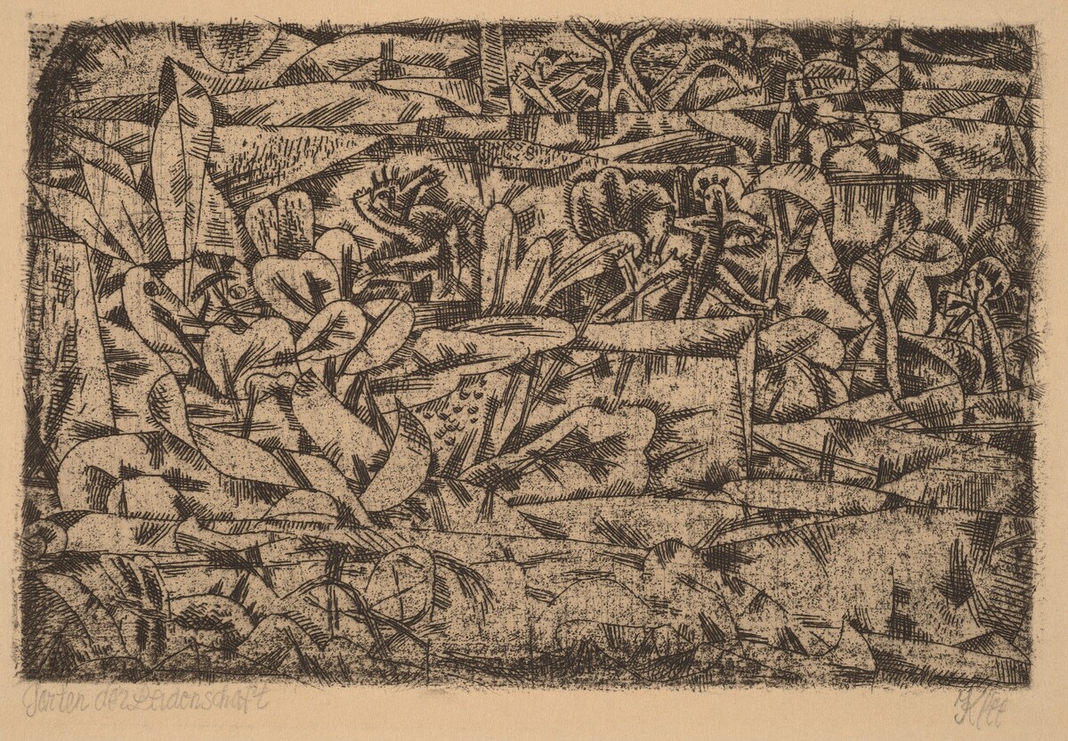 Garden of Passion (Garten der Leidenschaft) by Paul Klee
