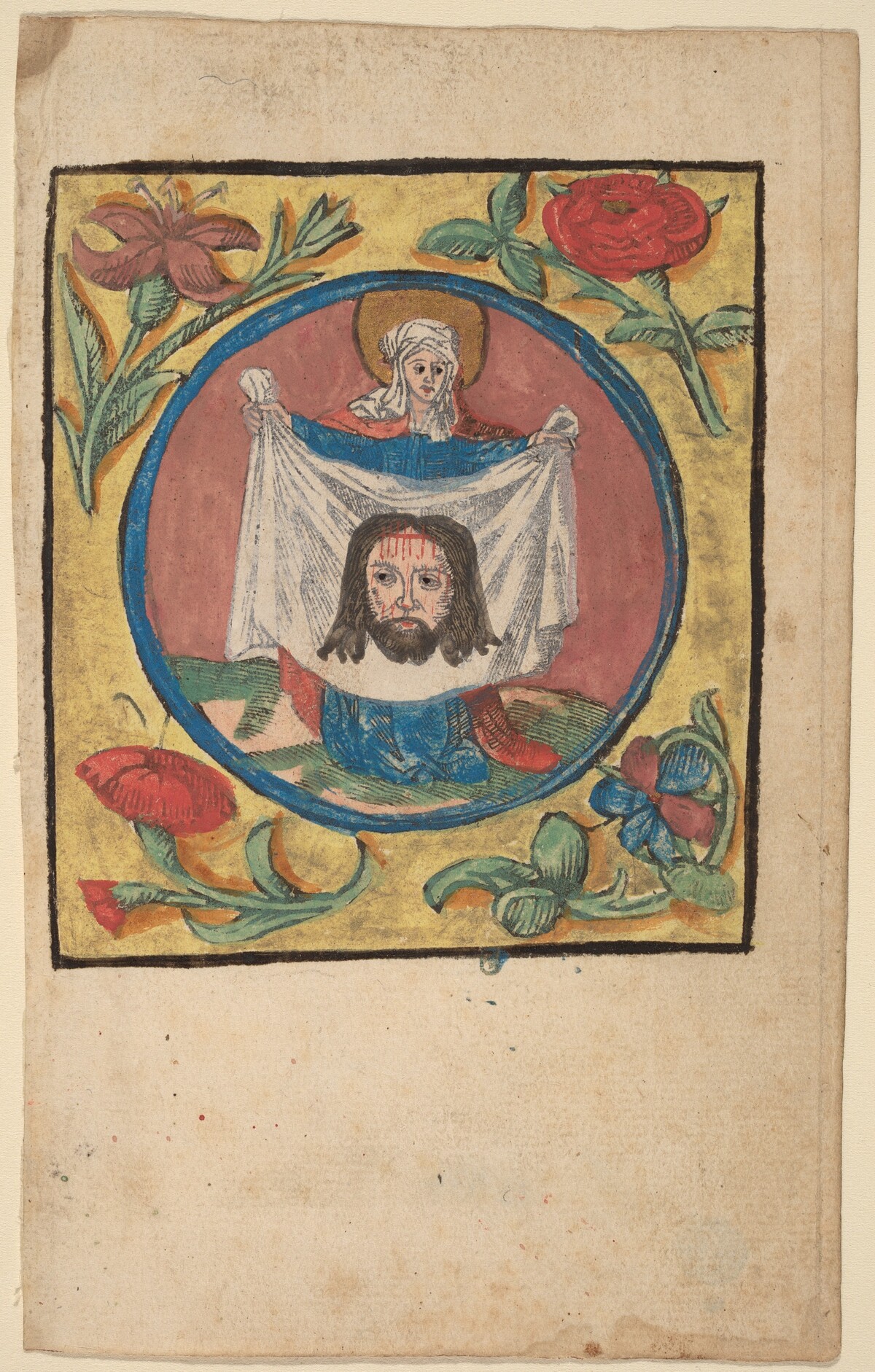 Saint Veronica with the Sudarium by Netherlandish 15th Century