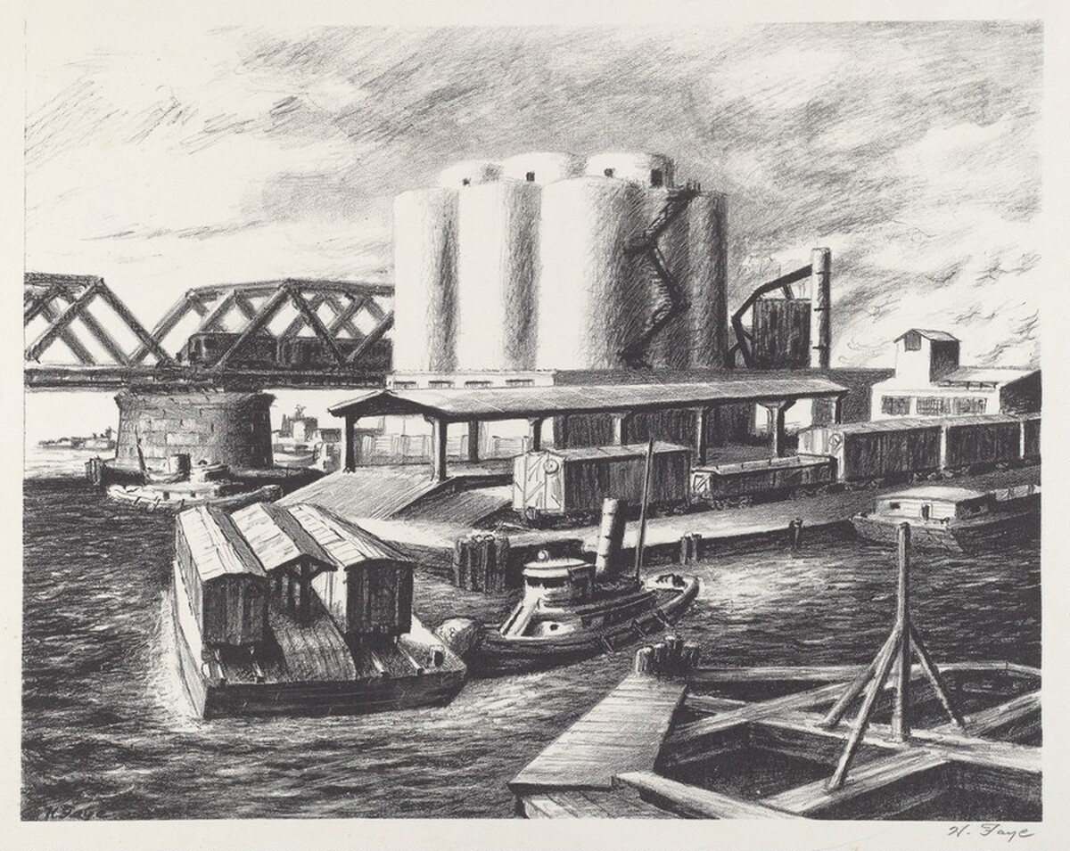 Harlem River by Harold Faye