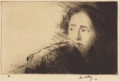 Disquietude (Portrait of Mrs. Martin Hardie)