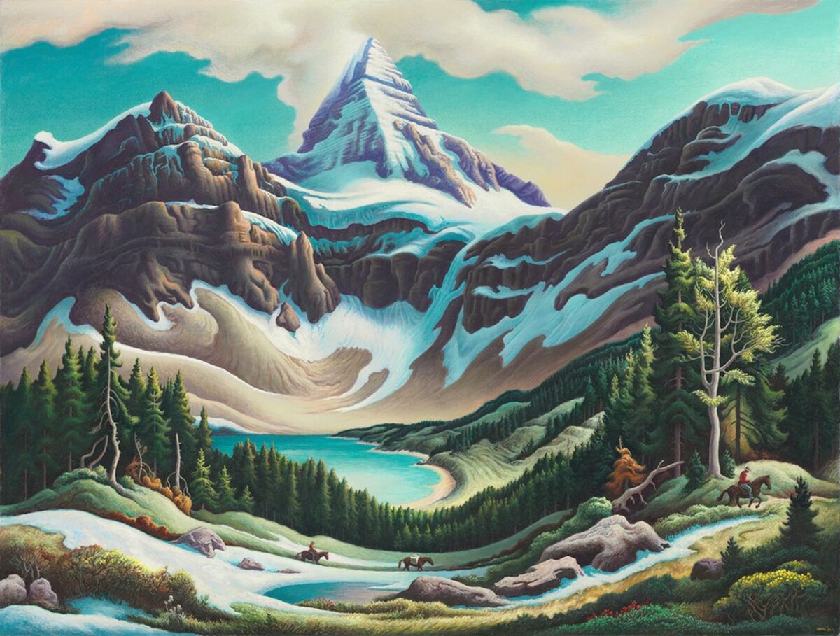 Trail Riders by Thomas Hart Benton