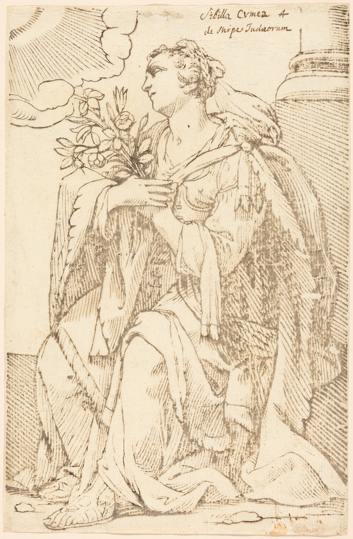 Sibylla Cimmeria by Paul Maupin, after Jacques Stella