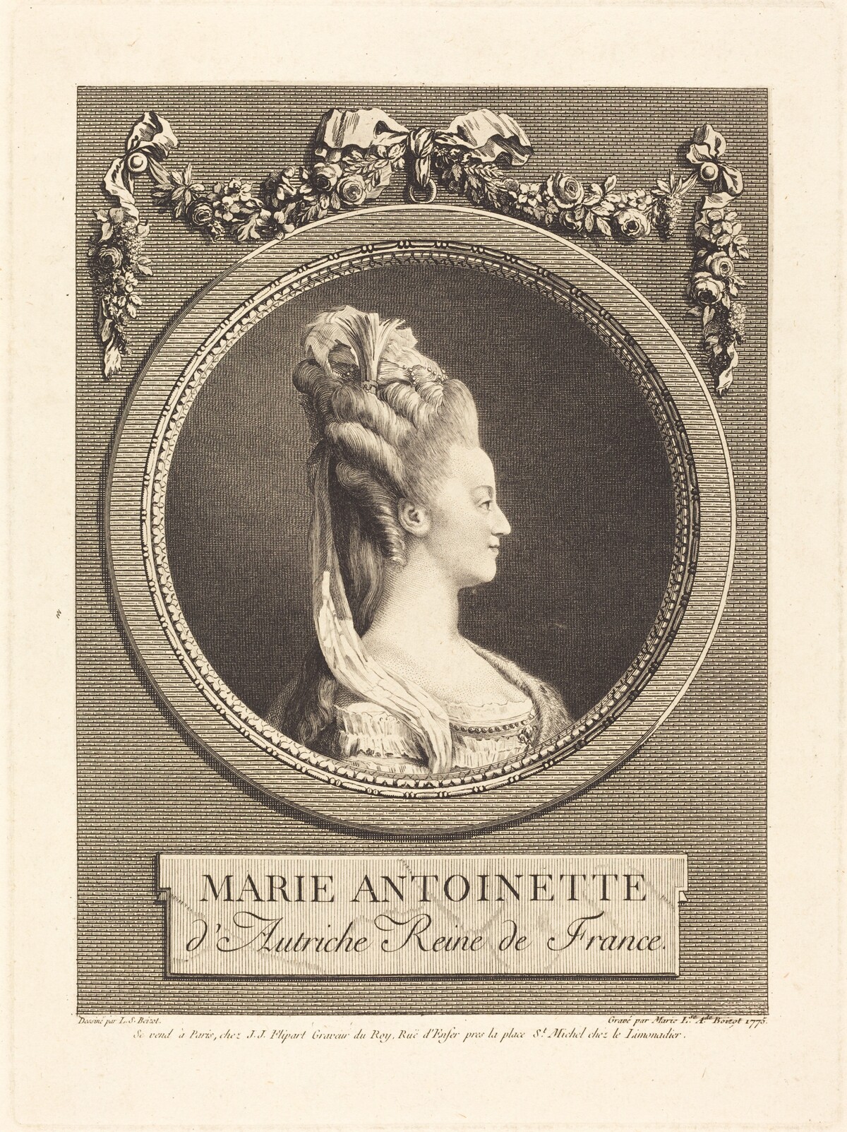 Marie-Antoinette by Marie Louise Adelaide Boizot after Louis-Simon Boizot