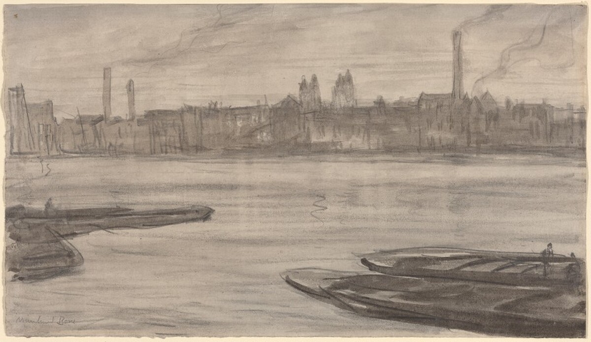 The Thames by Sir Muirhead Bone
