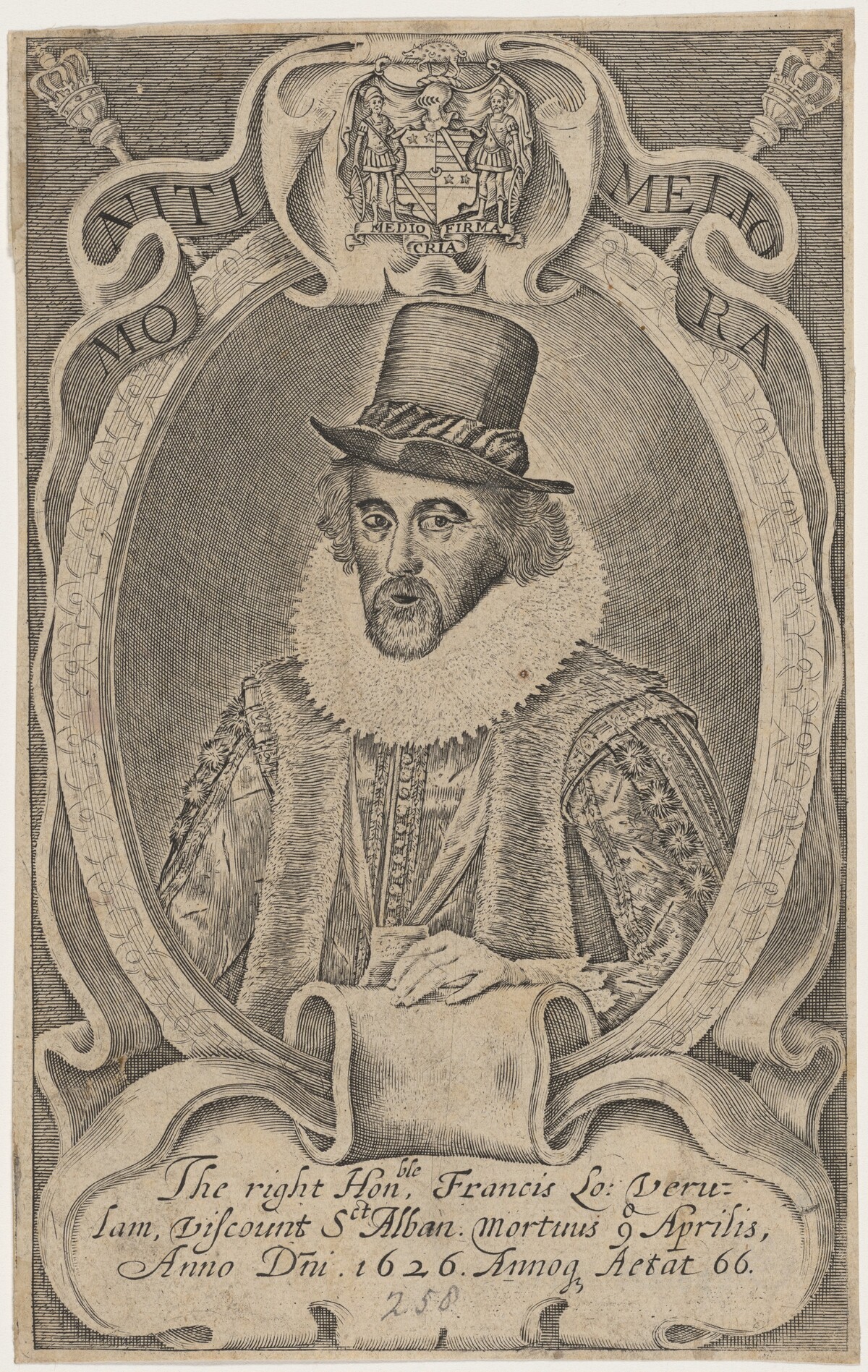 Sir Francis Bacon by Simon de Passe
