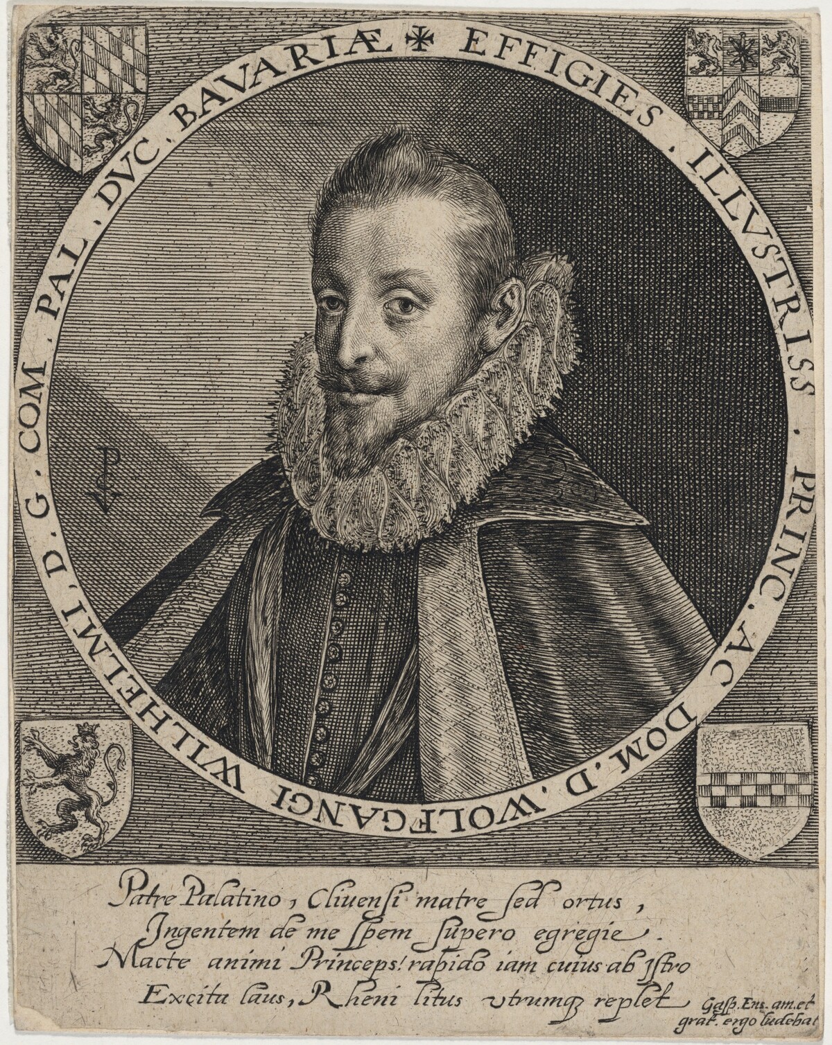 Wolfgang William, Count Palatine by Crispijn de Passe I