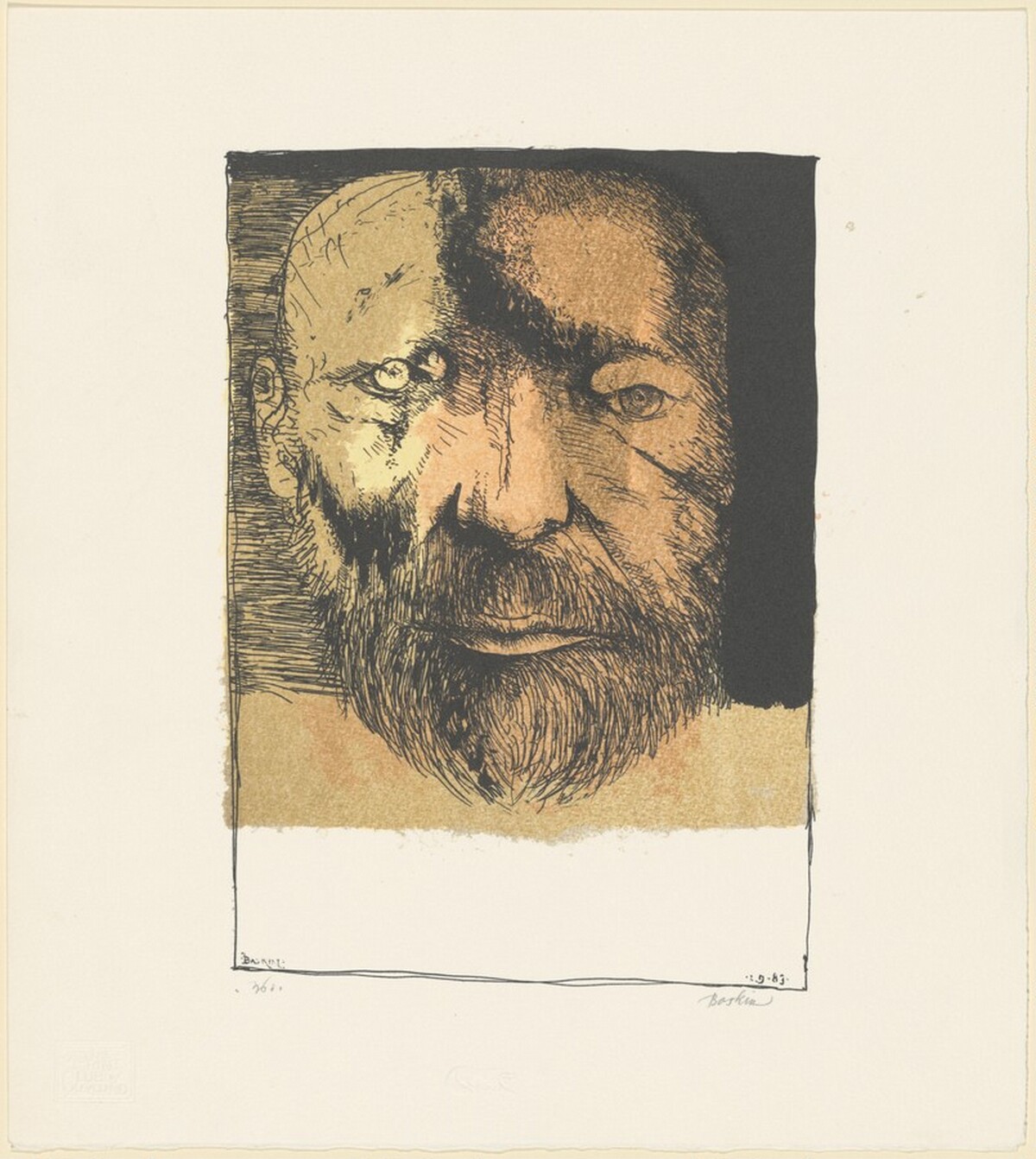 Self-Portrait by Leonard Baskin