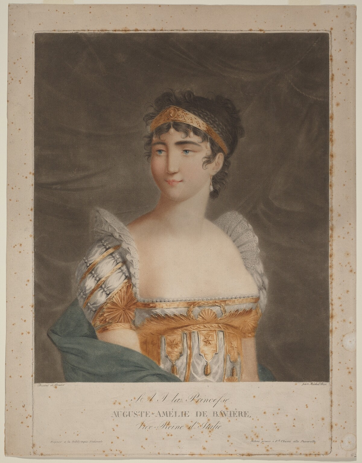 Princess Auguste Amelie of Bavaria by Michele Bisi