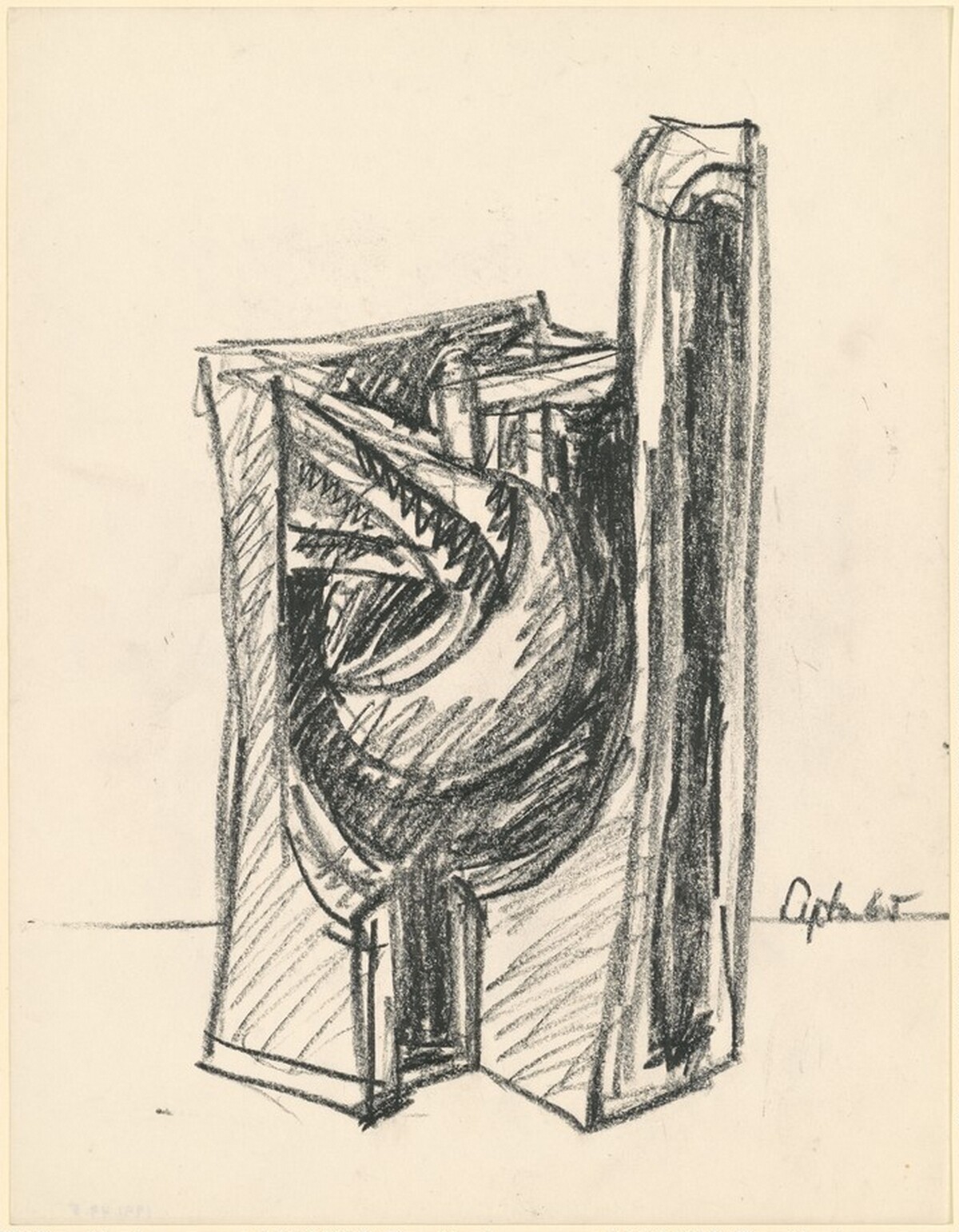 Study for "Loom" by Seymour Lipton