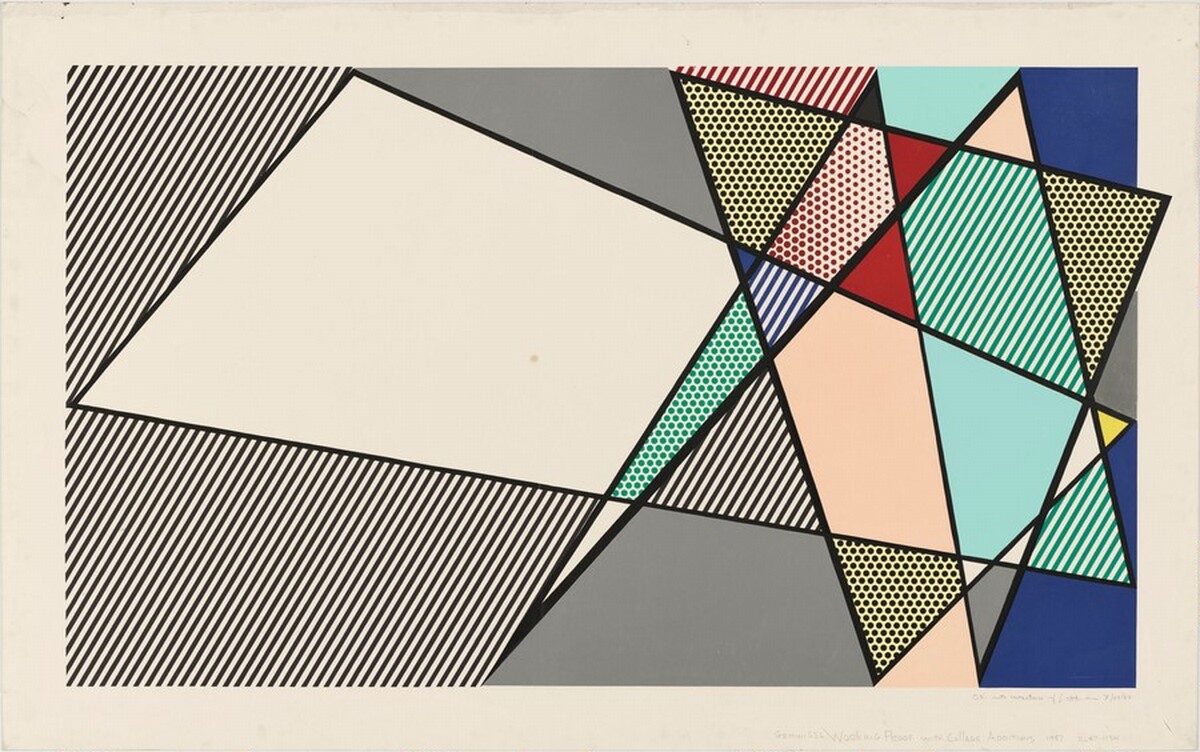 Imperfect 58" x 92 3/8" by Roy Lichtenstein