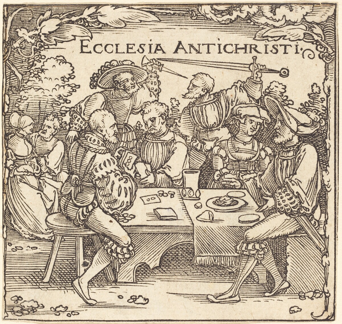Ecclesia Antichristi by Sebald Beham