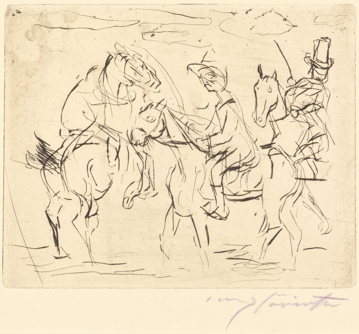 Sonntagsreiter (Sunday Riders) by Lovis Corinth