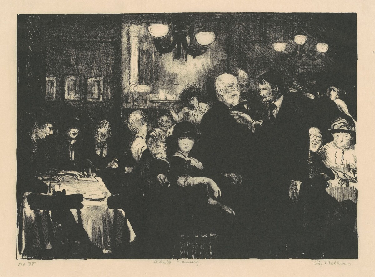 Artists' Evening by George Wesley Bellows
