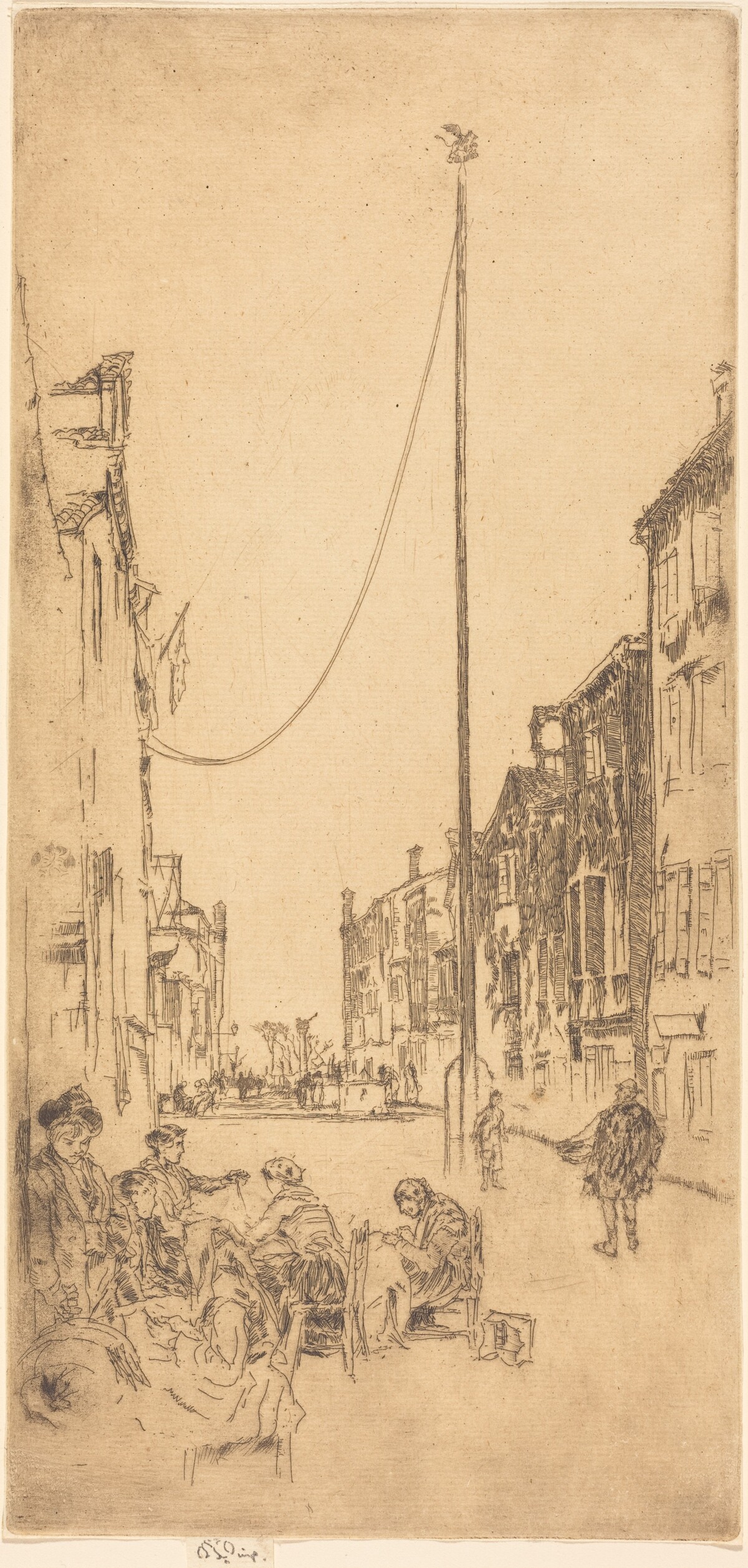 The Venetian Mast by James McNeill Whistler