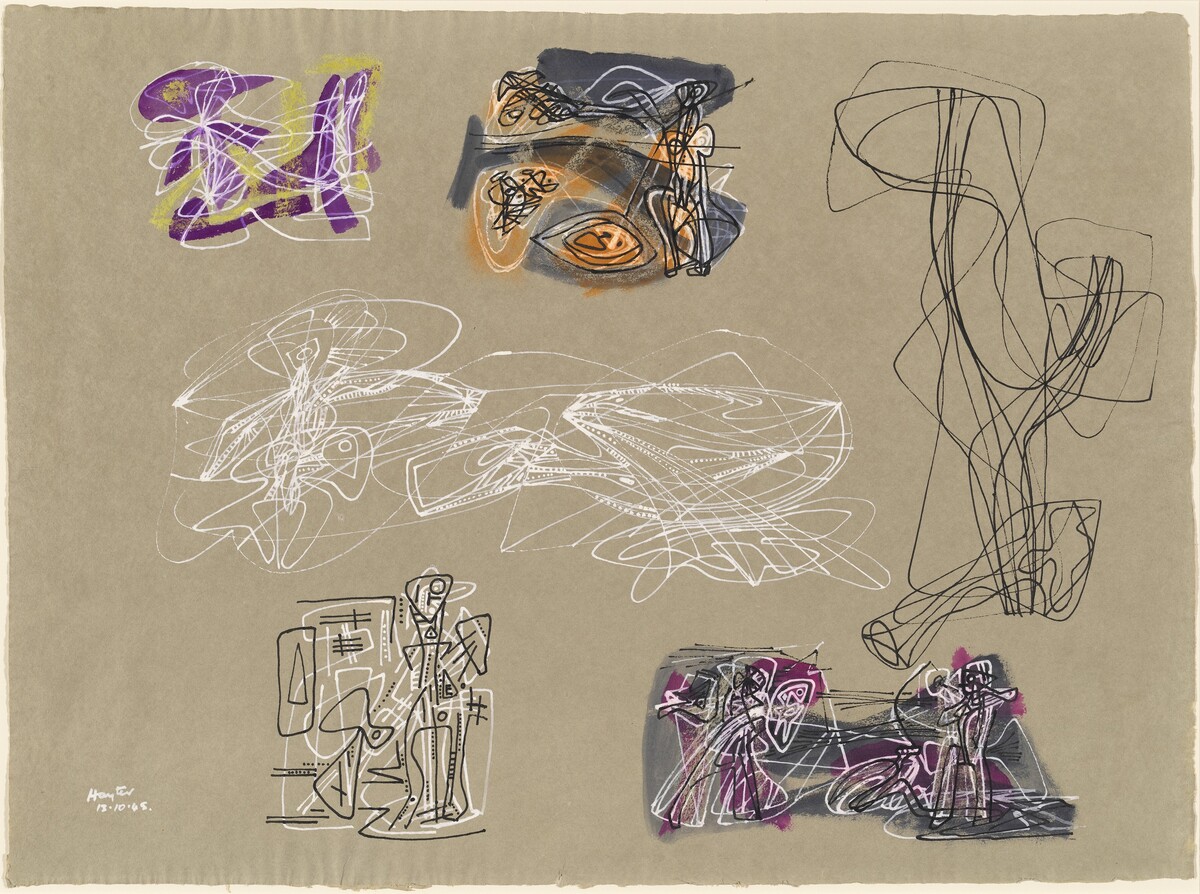 Sheet of Sketches by Stanley William Hayter