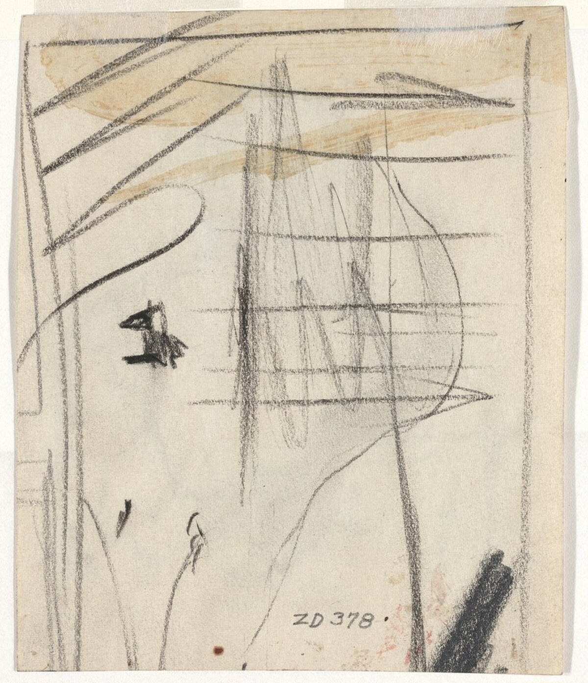 Untitled [verso] by Franz Kline