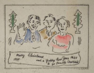 Merry Christmas 1939 and Happy New Year 1940