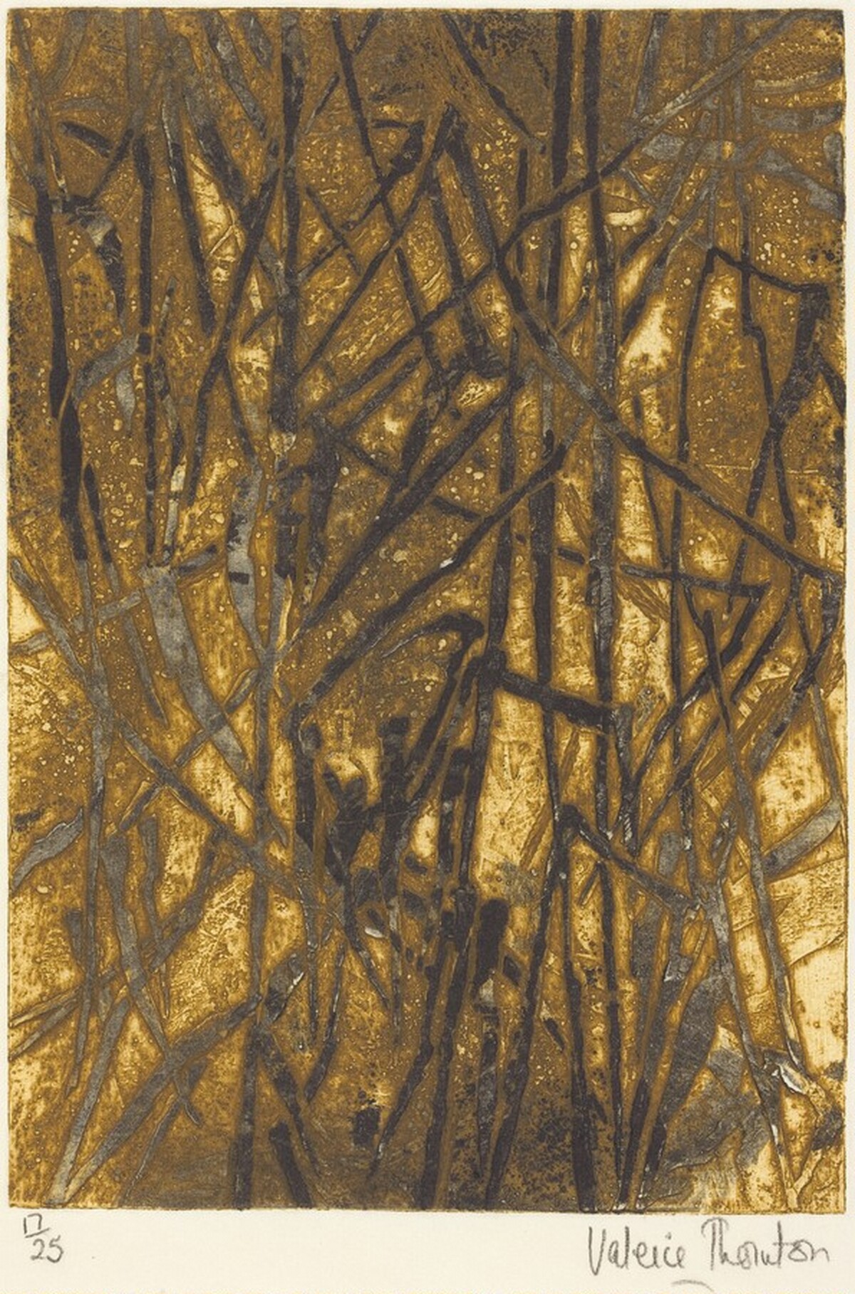 Golden Grasses by Valerie Thornton