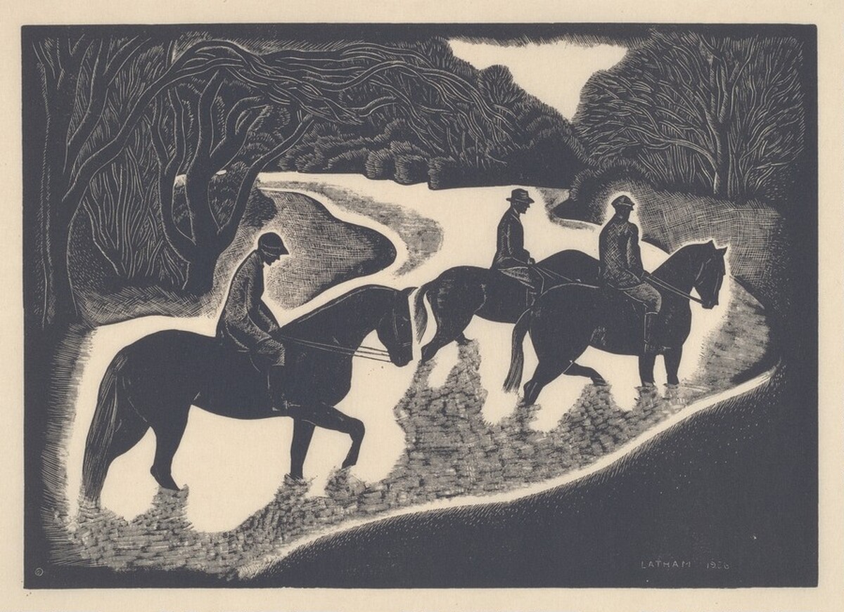 Fording the Stream by Barbara Latham