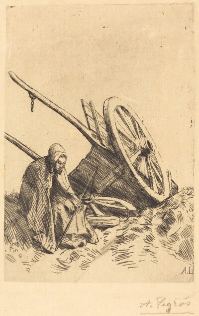 Broken Cart (La charette brisee)