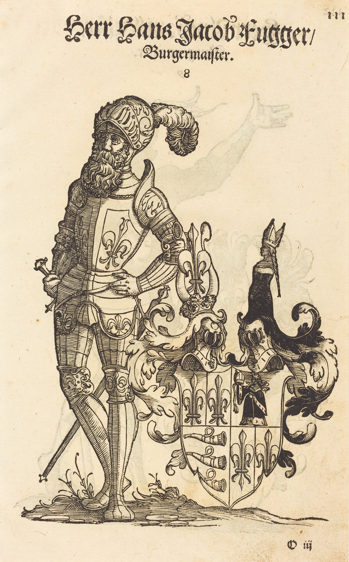 Page from Geschlechter Buch - Ausberg by Hans Weiditz, II