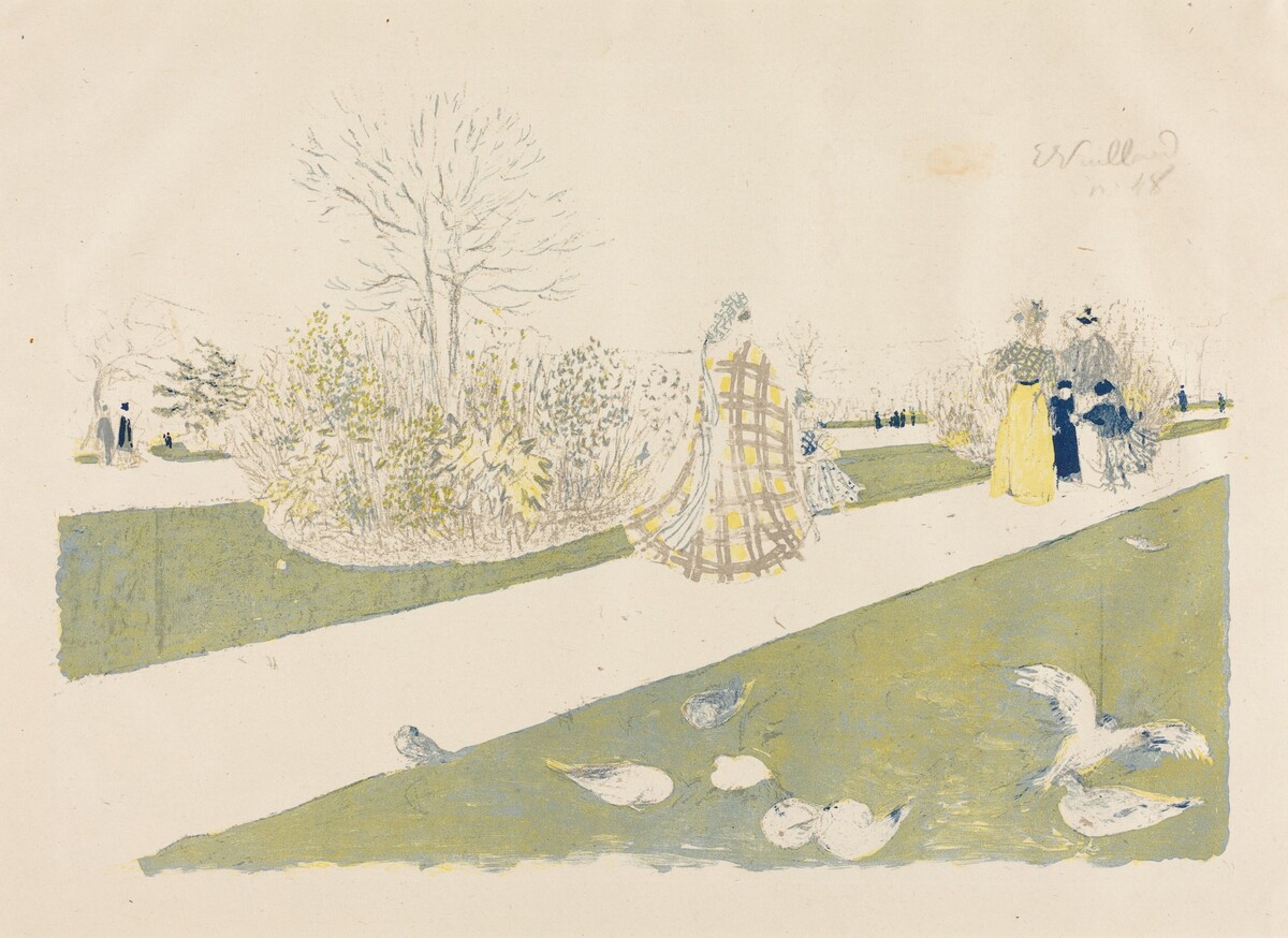 The Tuileries Garden (Le jardin des Tuileries) by Edouard Vuillard