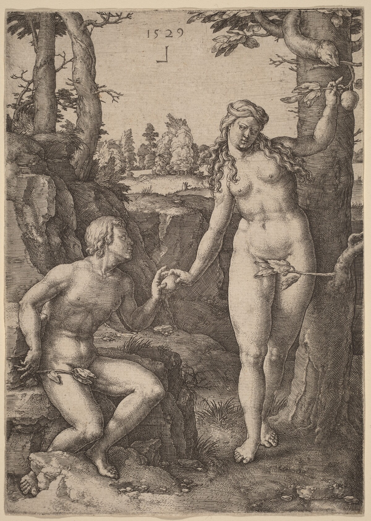 The Fall of Man by Lucas van Leyden