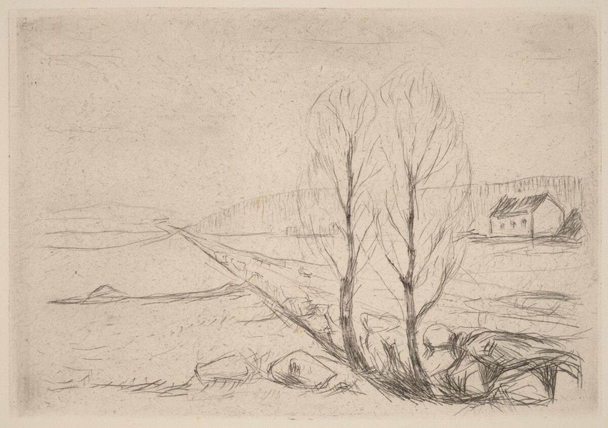 Norwegian Landscape by Edvard Munch