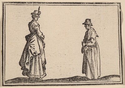 Two Women in Profile