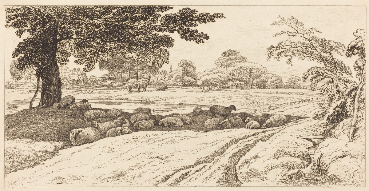 Sheep at Noon by John Linnell