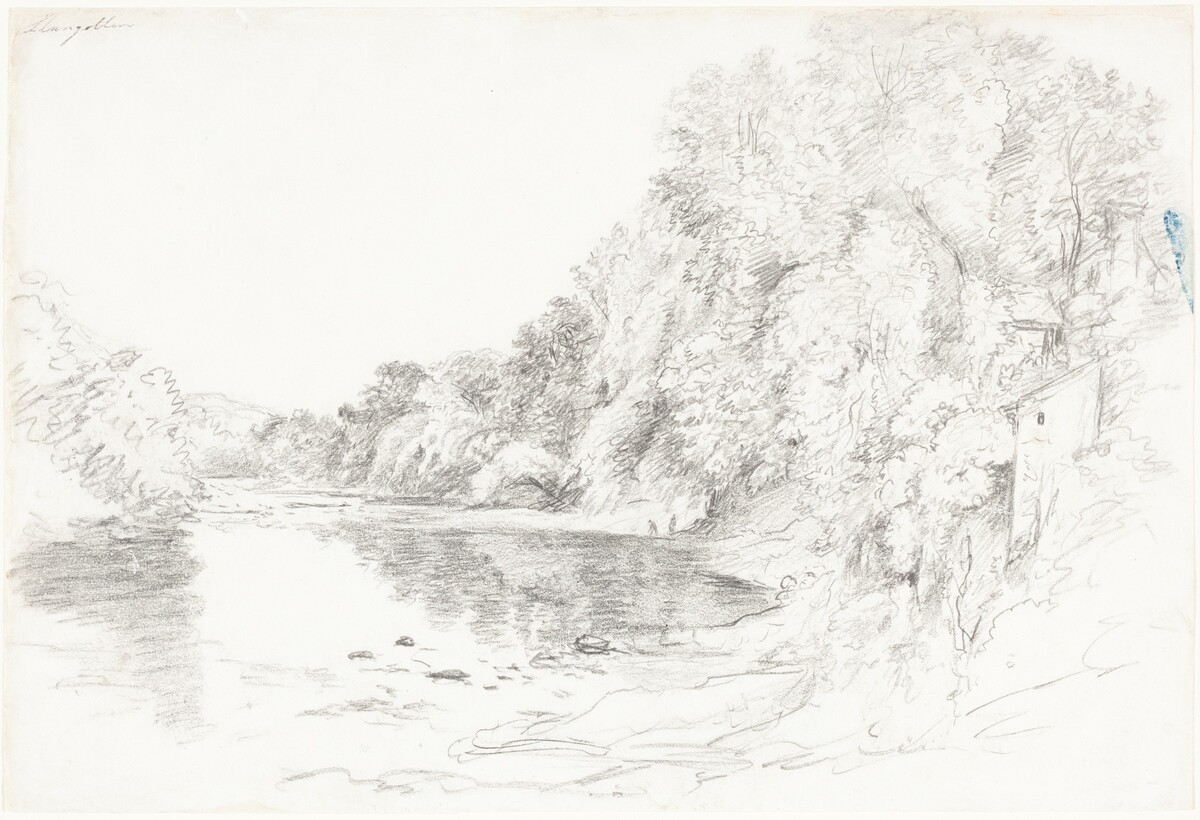 The River at Llangollen by John Glover
