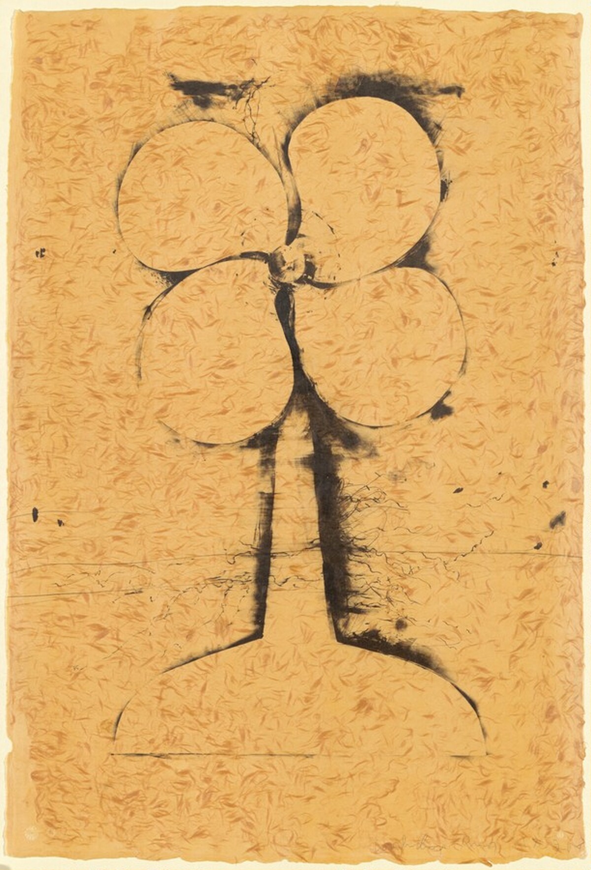 The Plant Becomes a Fan #5 by Jim Dine