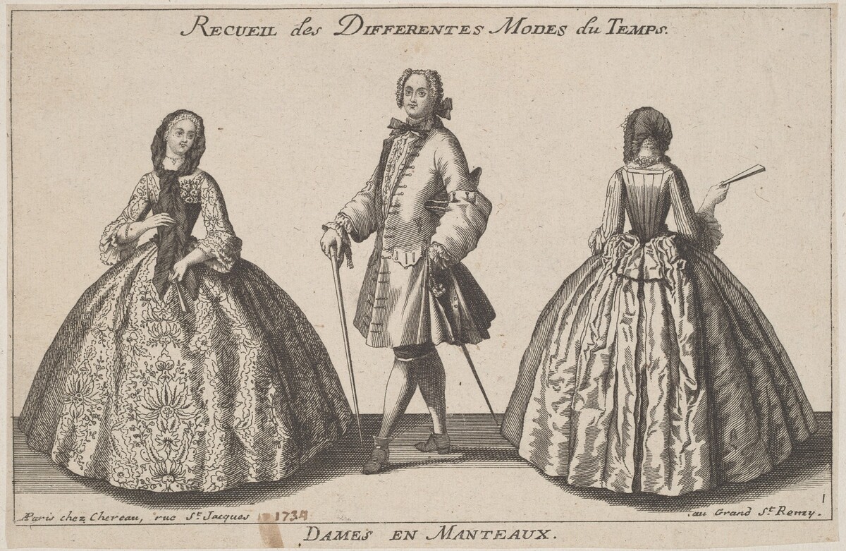 Dames en Manteaux by published by Jacques Chéreau